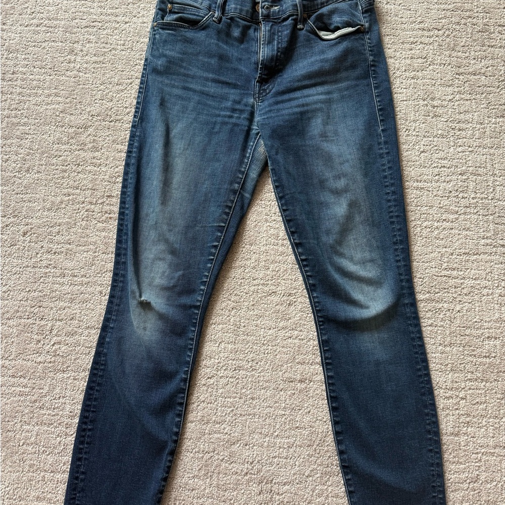 Classic Blue Skinny Jeans with Stretch Fit